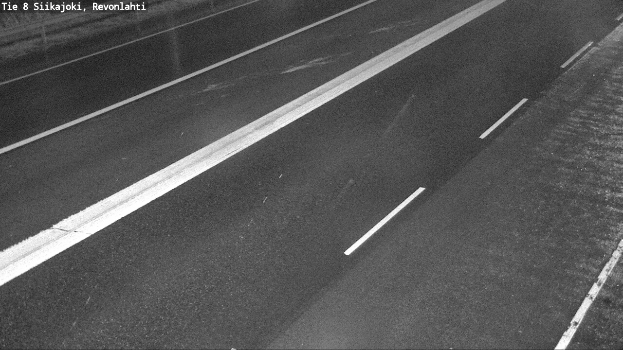 Weather Camera Image Road 8 Siikajoki, Revonlahti, Siikajoki, Pohjois-Pohjanmaa