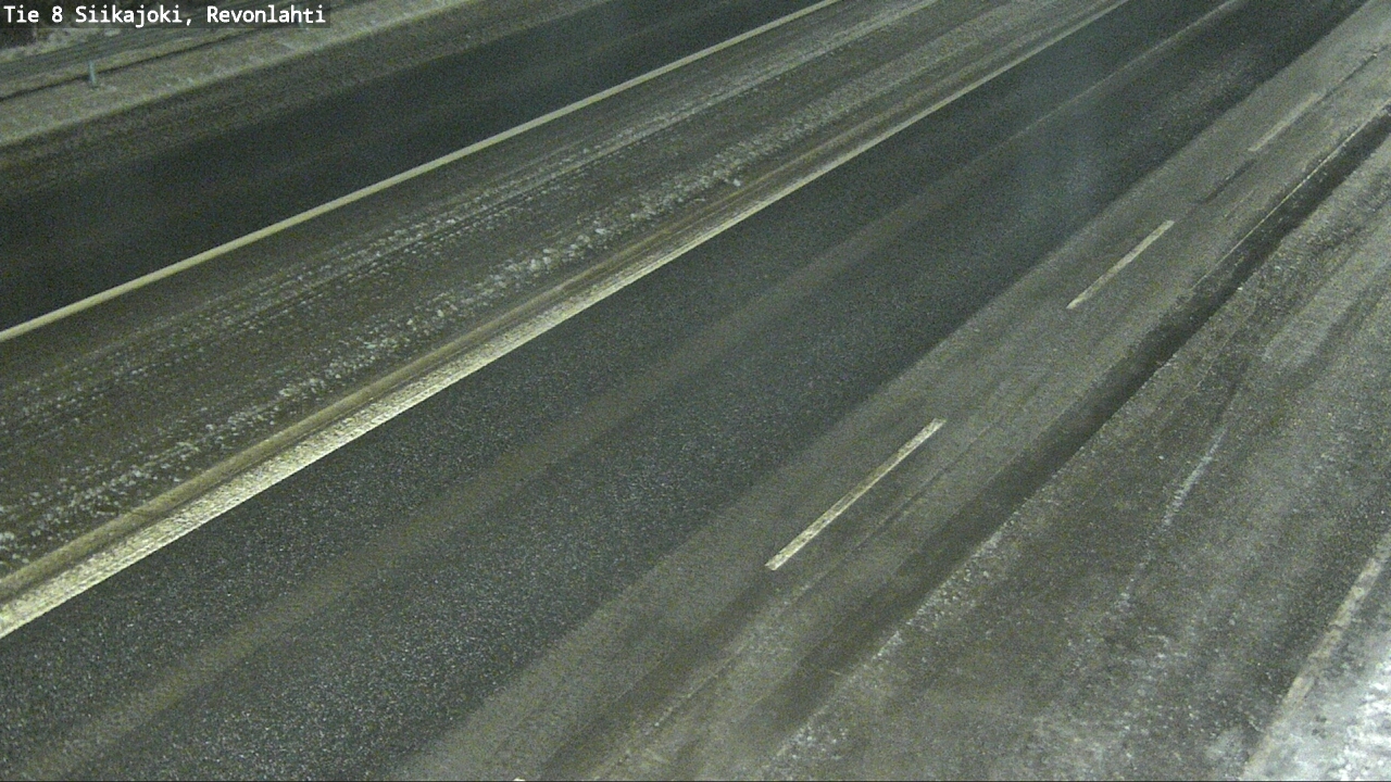 Weather Camera Image Road 8 Siikajoki, Revonlahti, Siikajoki, Pohjois-Pohjanmaa
