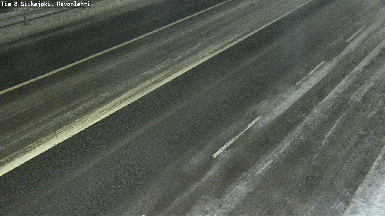 Weather Camera Image Road 8 Siikajoki, Revonlahti, Siikajoki, Pohjois-Pohjanmaa