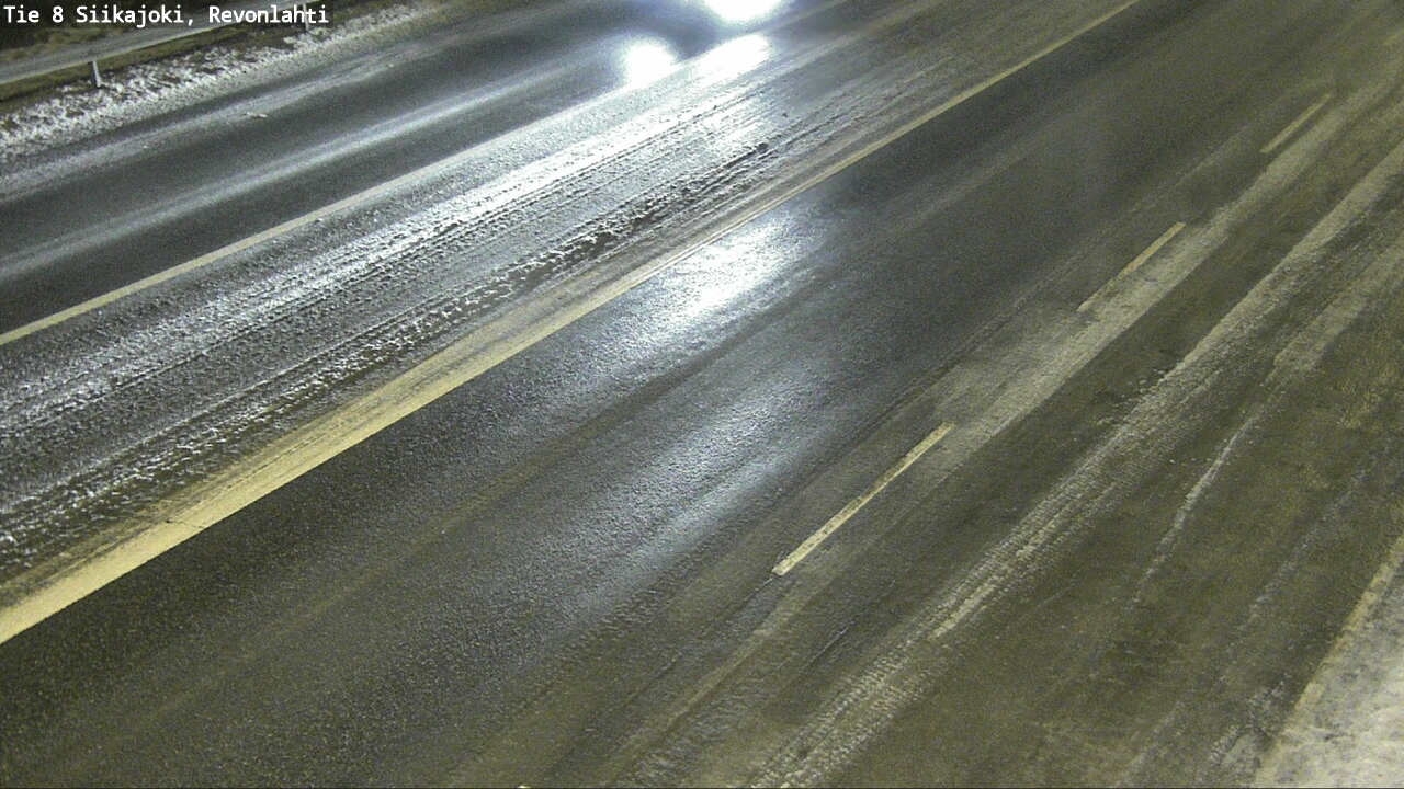 Weather Camera Image Road 8 Siikajoki, Revonlahti, Siikajoki, Pohjois-Pohjanmaa