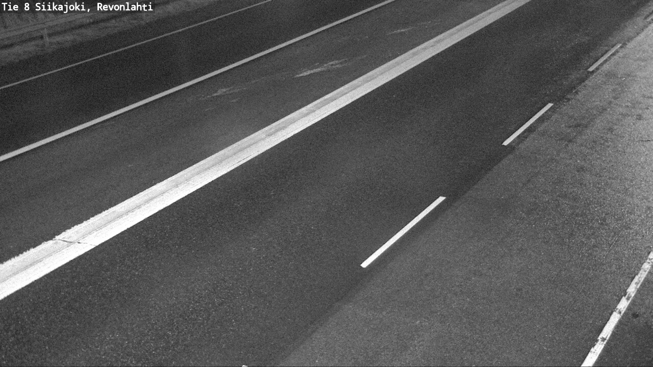 Weather Camera Image Road 8 Siikajoki, Revonlahti, Siikajoki, Pohjois-Pohjanmaa