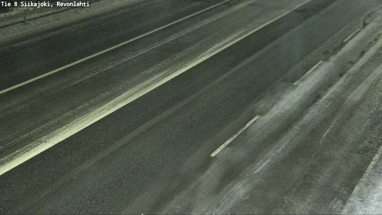 Weather Camera Image Road 8 Siikajoki, Revonlahti, Siikajoki, Pohjois-Pohjanmaa