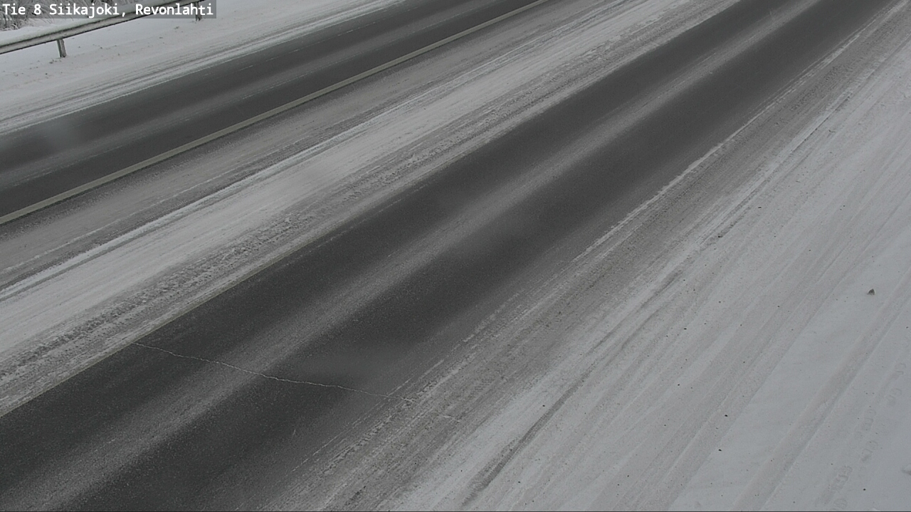 Weather Camera Image Road 8 Siikajoki, Revonlahti, Siikajoki, Pohjois-Pohjanmaa
