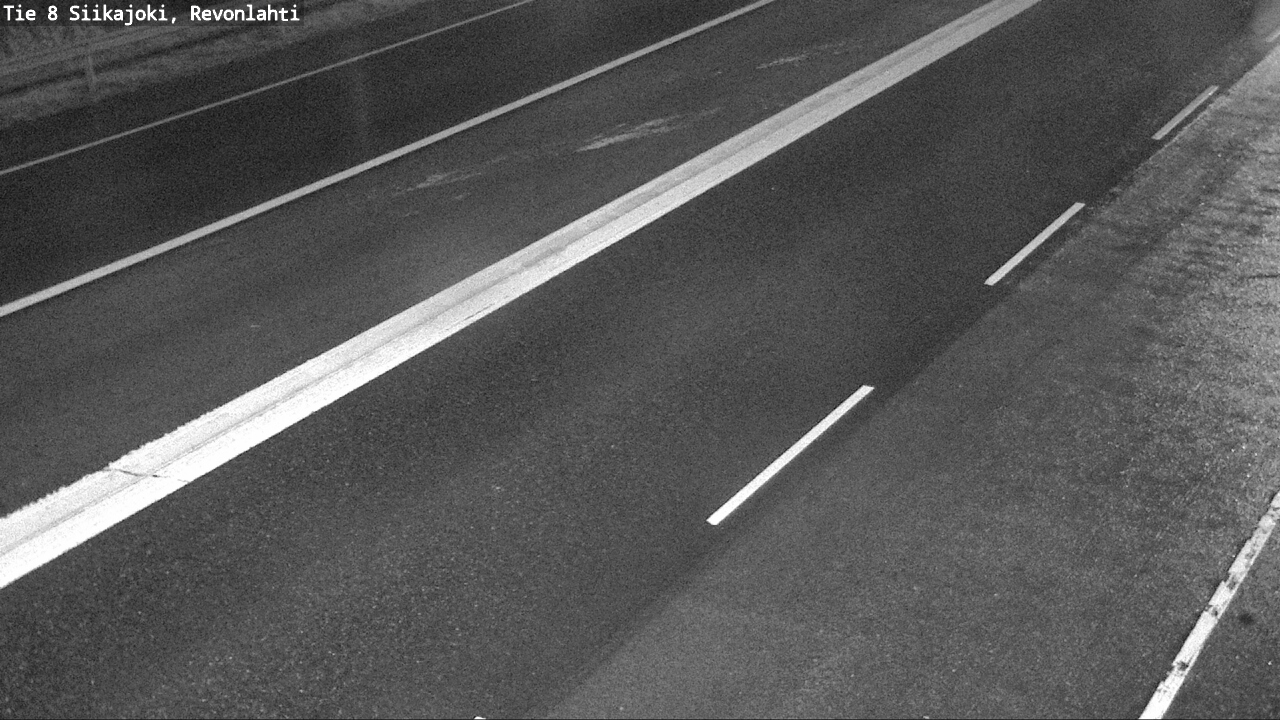 Weather Camera Image Road 8 Siikajoki, Revonlahti, Siikajoki, Pohjois-Pohjanmaa
