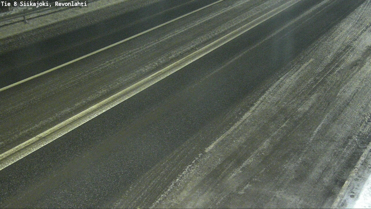 Weather Camera Image Road 8 Siikajoki, Revonlahti, Siikajoki, Pohjois-Pohjanmaa
