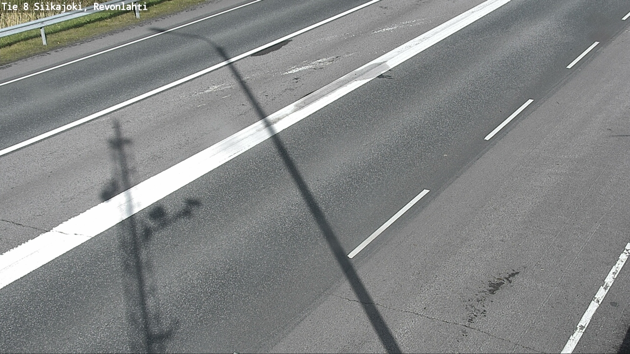 Weather Camera Image Road 8 Siikajoki, Revonlahti, Siikajoki, Pohjois-Pohjanmaa
