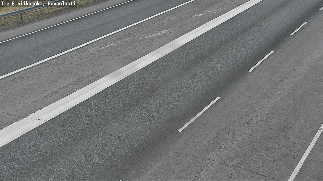Weather Camera Image Road 8 Siikajoki, Revonlahti, Siikajoki, Pohjois-Pohjanmaa