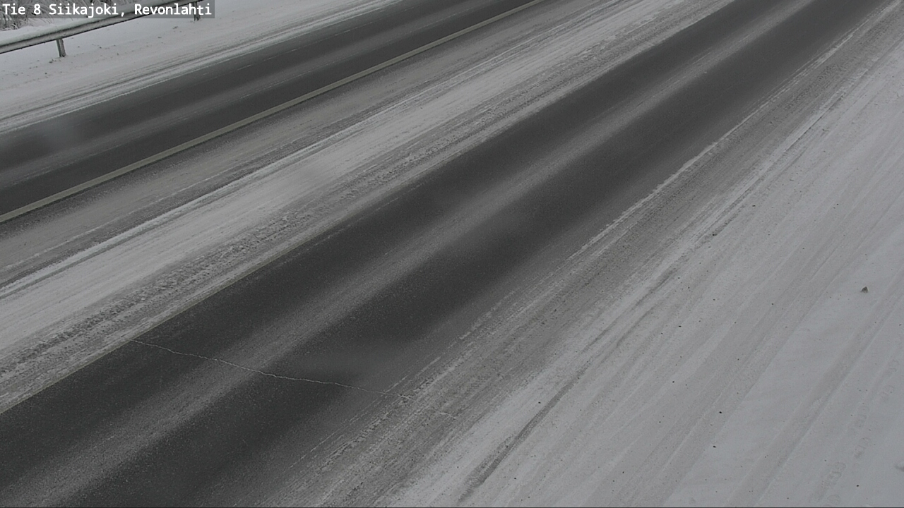Weather Camera Image Road 8 Siikajoki, Revonlahti, Siikajoki, Pohjois-Pohjanmaa