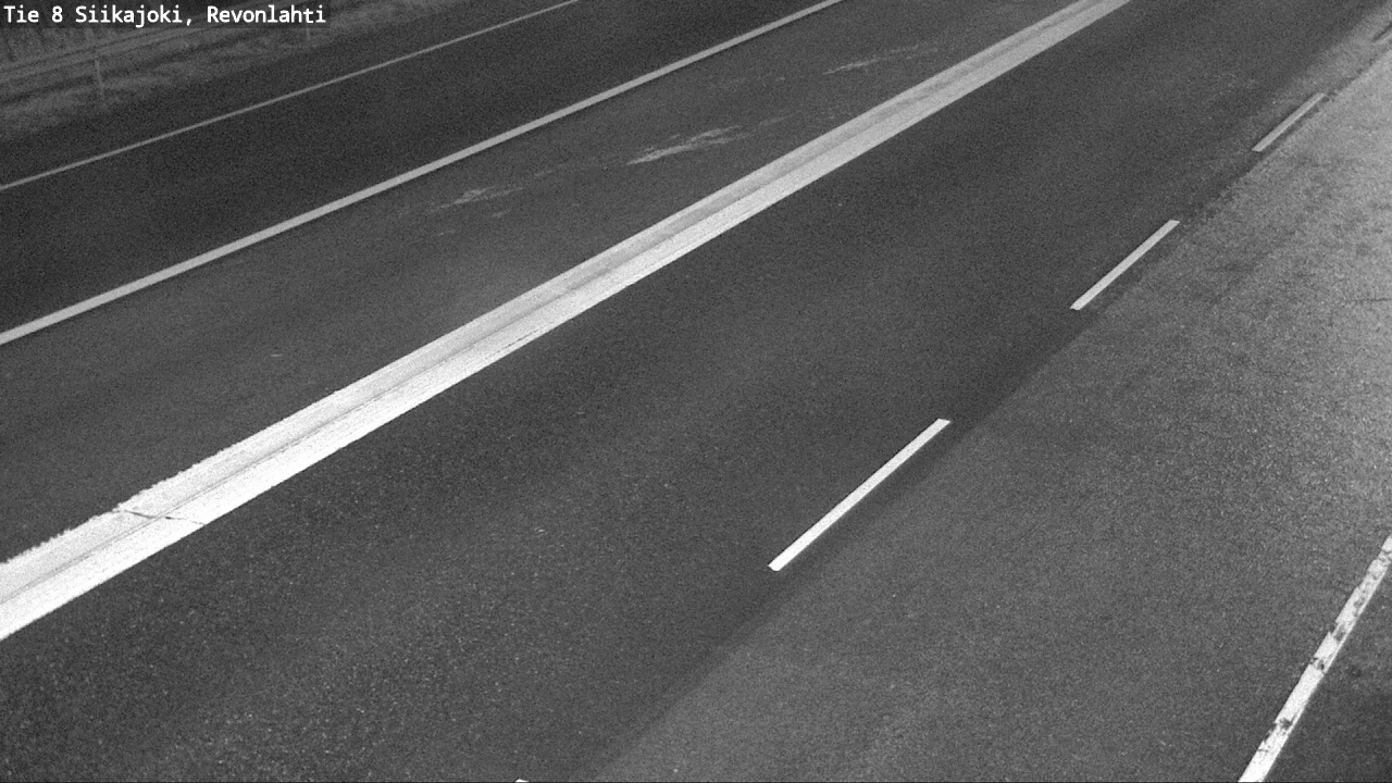 Weather Camera Image Road 8 Siikajoki, Revonlahti, Siikajoki, Pohjois-Pohjanmaa