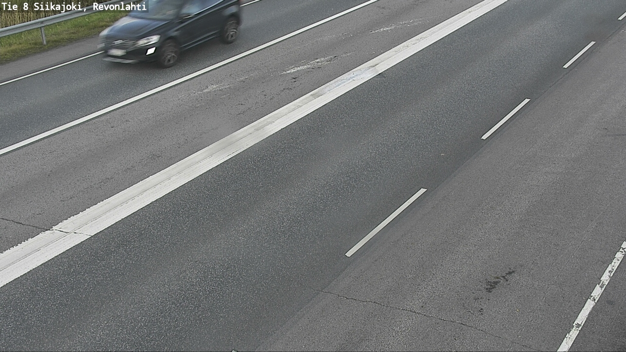 Weather Camera Image Road 8 Siikajoki, Revonlahti, Siikajoki, Pohjois-Pohjanmaa