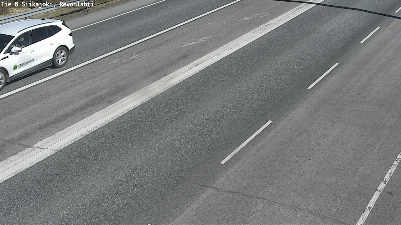 Weather Camera Image Väg 8 Siikajoki, Revolax, Siikajoki, Pohjois-Pohjanmaa