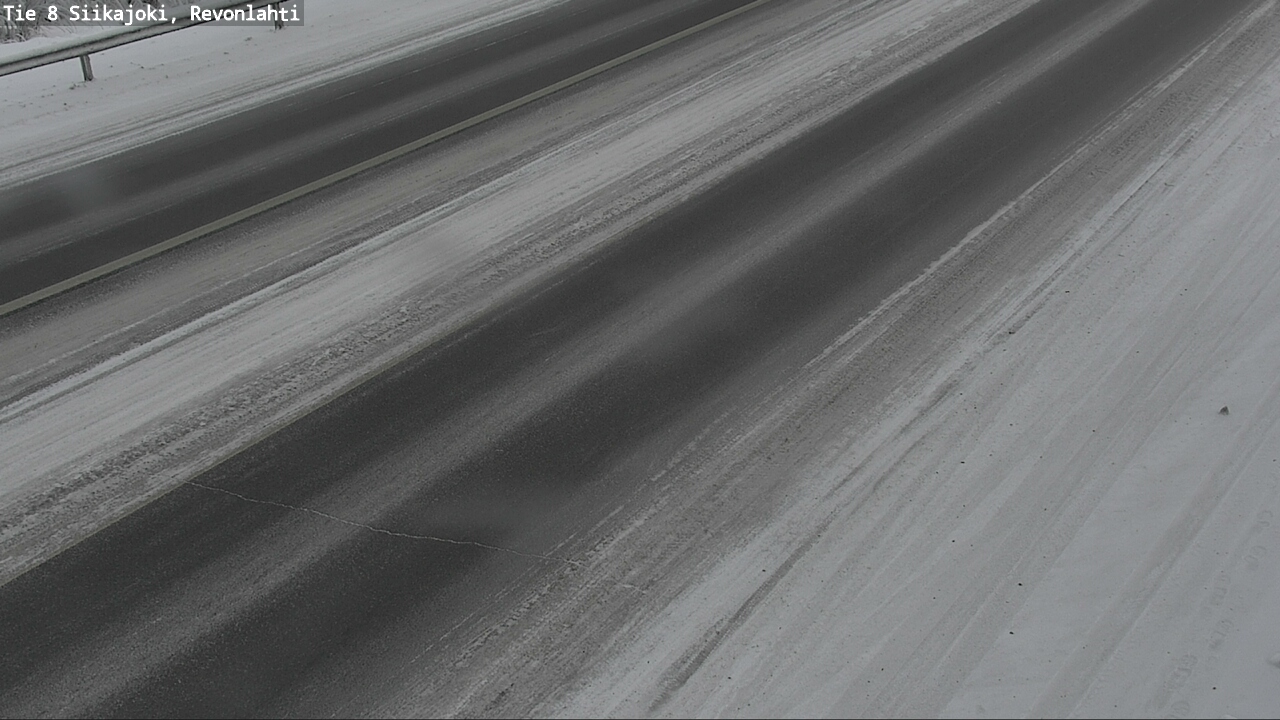 Weather Camera Image Road 8 Siikajoki, Revonlahti, Siikajoki, Pohjois-Pohjanmaa