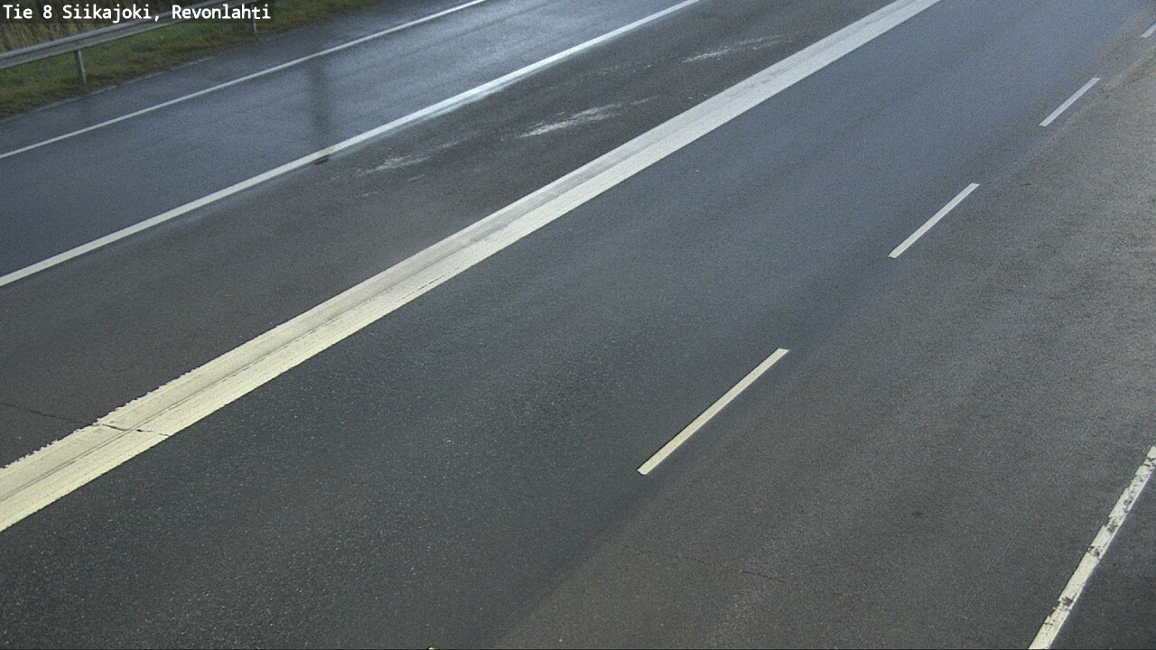 Weather Camera Image Road 8 Siikajoki, Revonlahti, Siikajoki, Pohjois-Pohjanmaa
