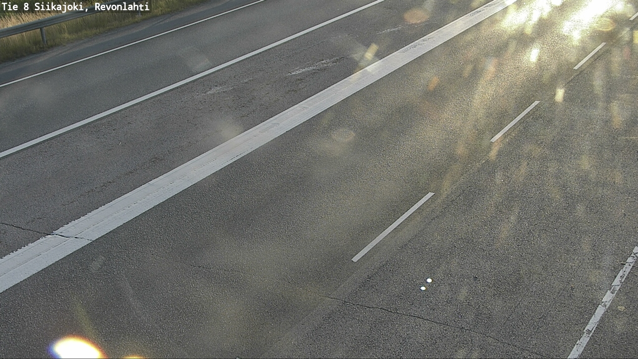 Weather Camera Image Väg 8 Siikajoki, Revolax, Siikajoki, Pohjois-Pohjanmaa