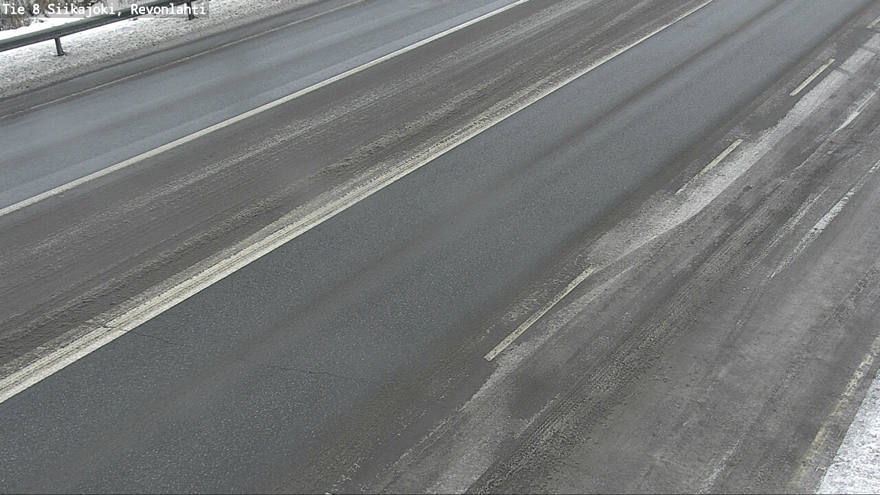 Weather Camera Image Road 8 Siikajoki, Revonlahti, Siikajoki, Pohjois-Pohjanmaa