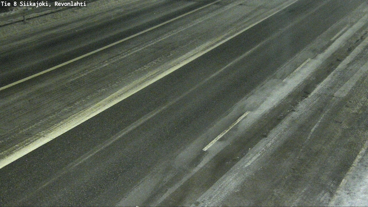 Weather Camera Image Road 8 Siikajoki, Revonlahti, Siikajoki, Pohjois-Pohjanmaa
