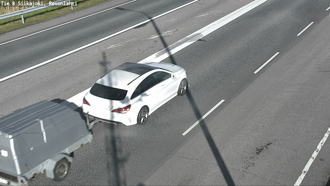 Weather Camera Image Road 8 Siikajoki, Revonlahti, Siikajoki, Pohjois-Pohjanmaa
