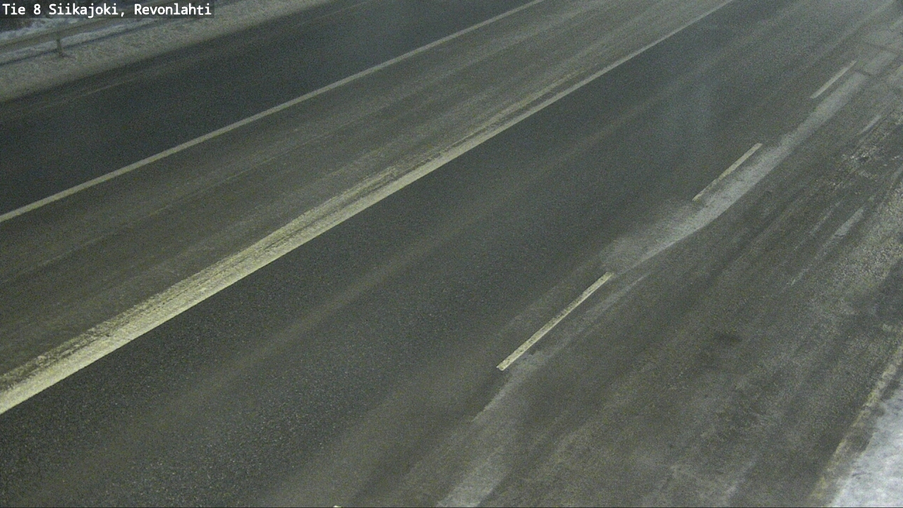Weather Camera Image Road 8 Siikajoki, Revonlahti, Siikajoki, Pohjois-Pohjanmaa