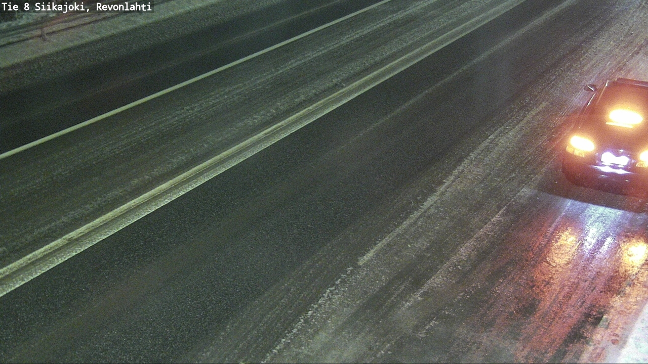 Weather Camera Image Road 8 Siikajoki, Revonlahti, Siikajoki, Pohjois-Pohjanmaa