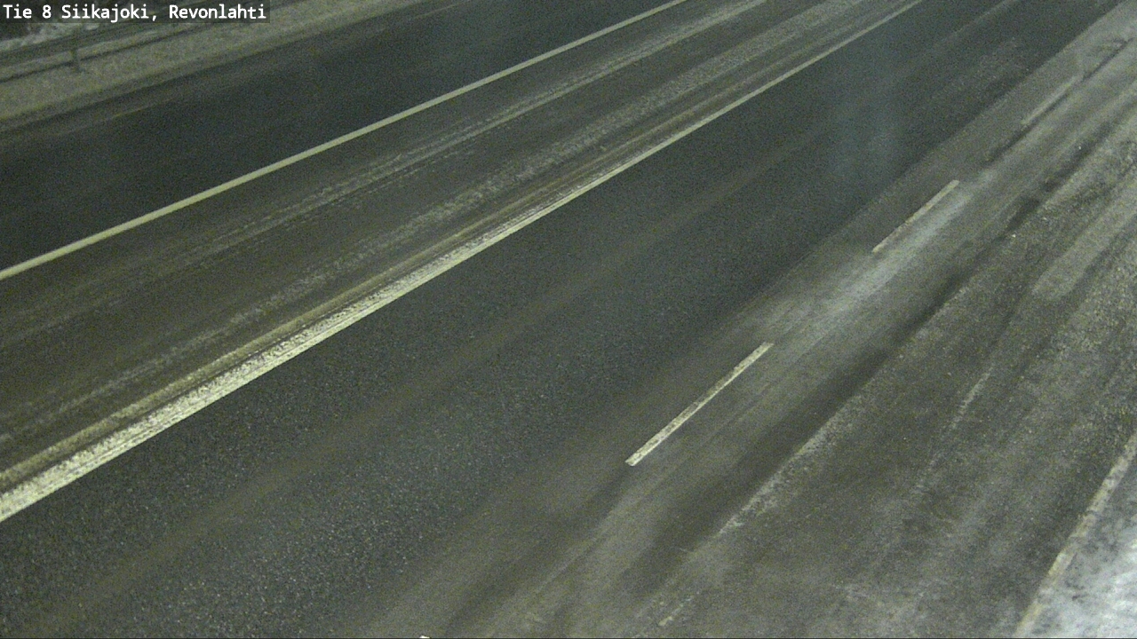 Weather Camera Image Road 8 Siikajoki, Revonlahti, Siikajoki, Pohjois-Pohjanmaa