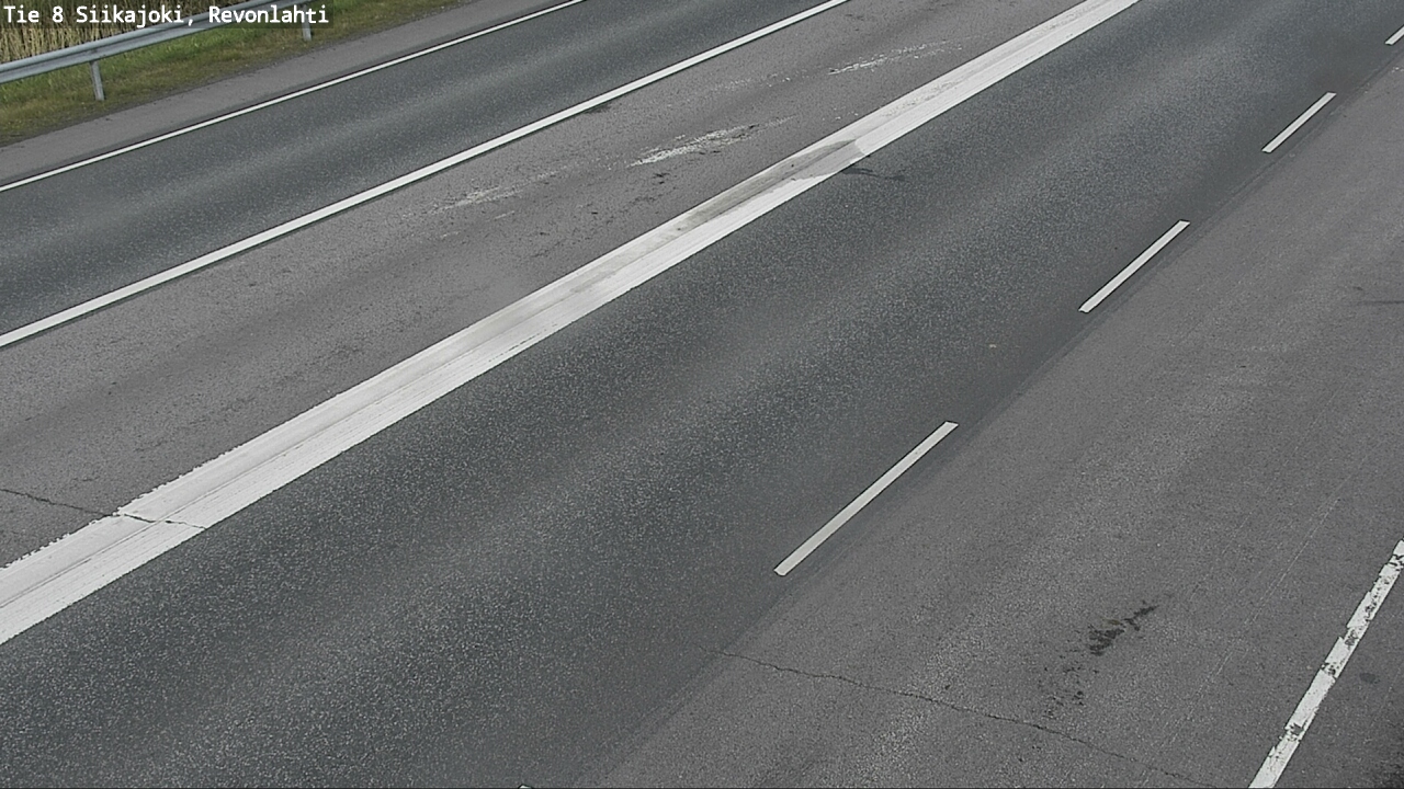 Weather Camera Image Road 8 Siikajoki, Revonlahti, Siikajoki, Pohjois-Pohjanmaa