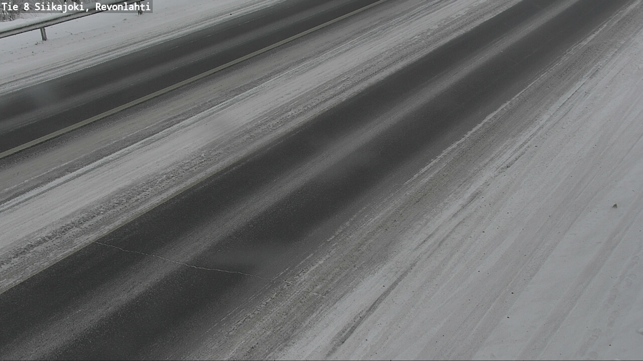 Weather Camera Image Road 8 Siikajoki, Revonlahti, Siikajoki, Pohjois-Pohjanmaa