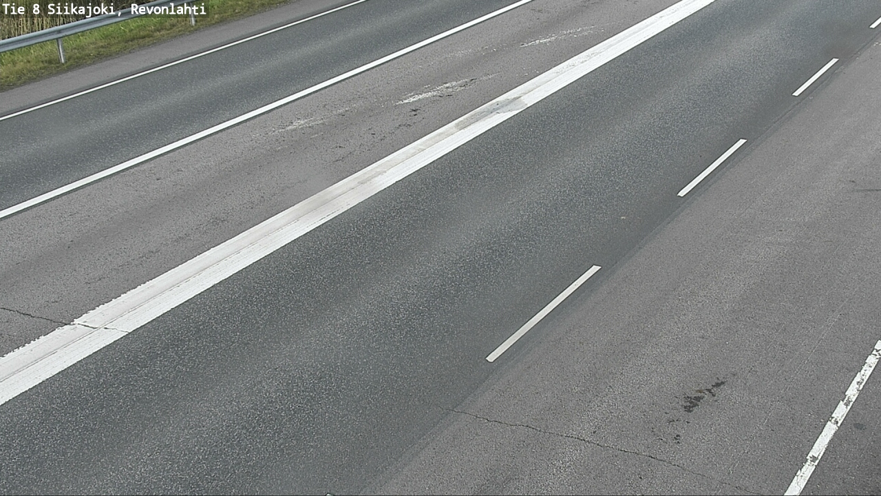 Weather Camera Image Road 8 Siikajoki, Revonlahti, Siikajoki, Pohjois-Pohjanmaa