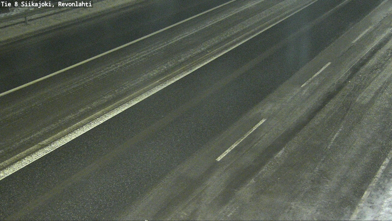 Weather Camera Image Road 8 Siikajoki, Revonlahti, Siikajoki, Pohjois-Pohjanmaa