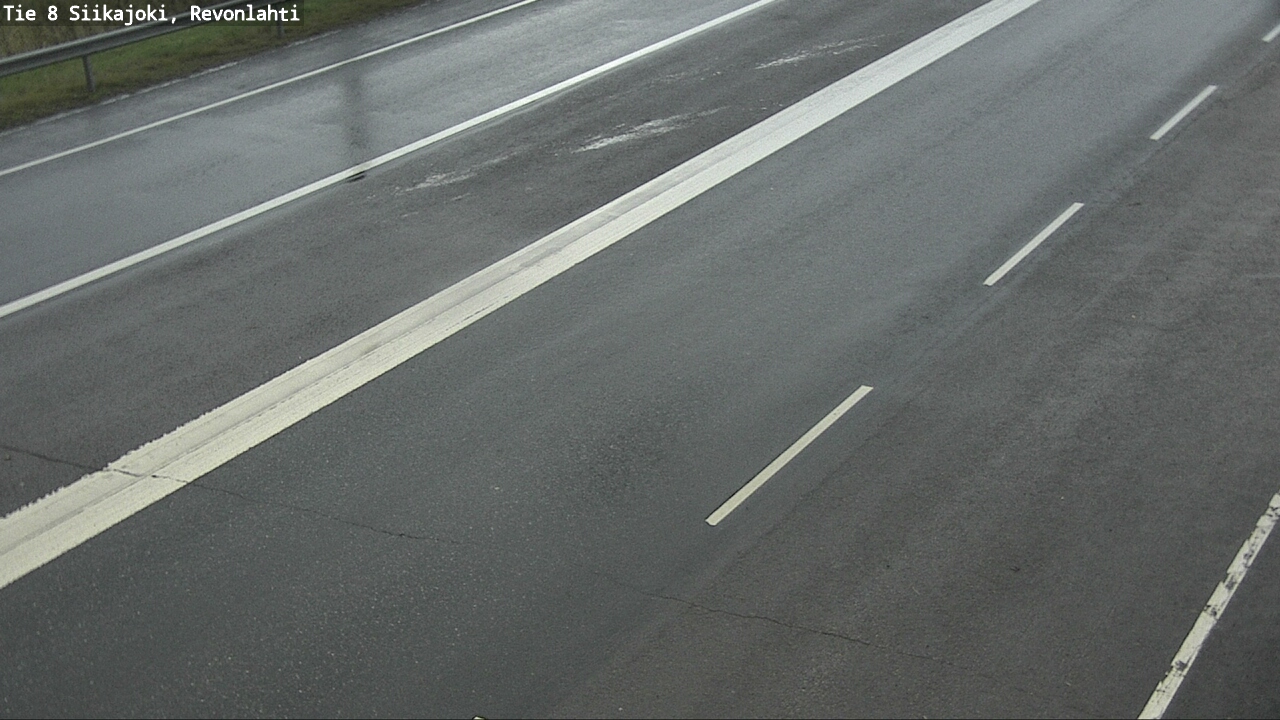 Weather Camera Image Road 8 Siikajoki, Revonlahti, Siikajoki, Pohjois-Pohjanmaa