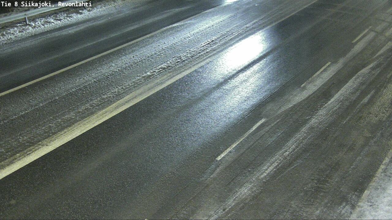 Weather Camera Image Road 8 Siikajoki, Revonlahti, Siikajoki, Pohjois-Pohjanmaa