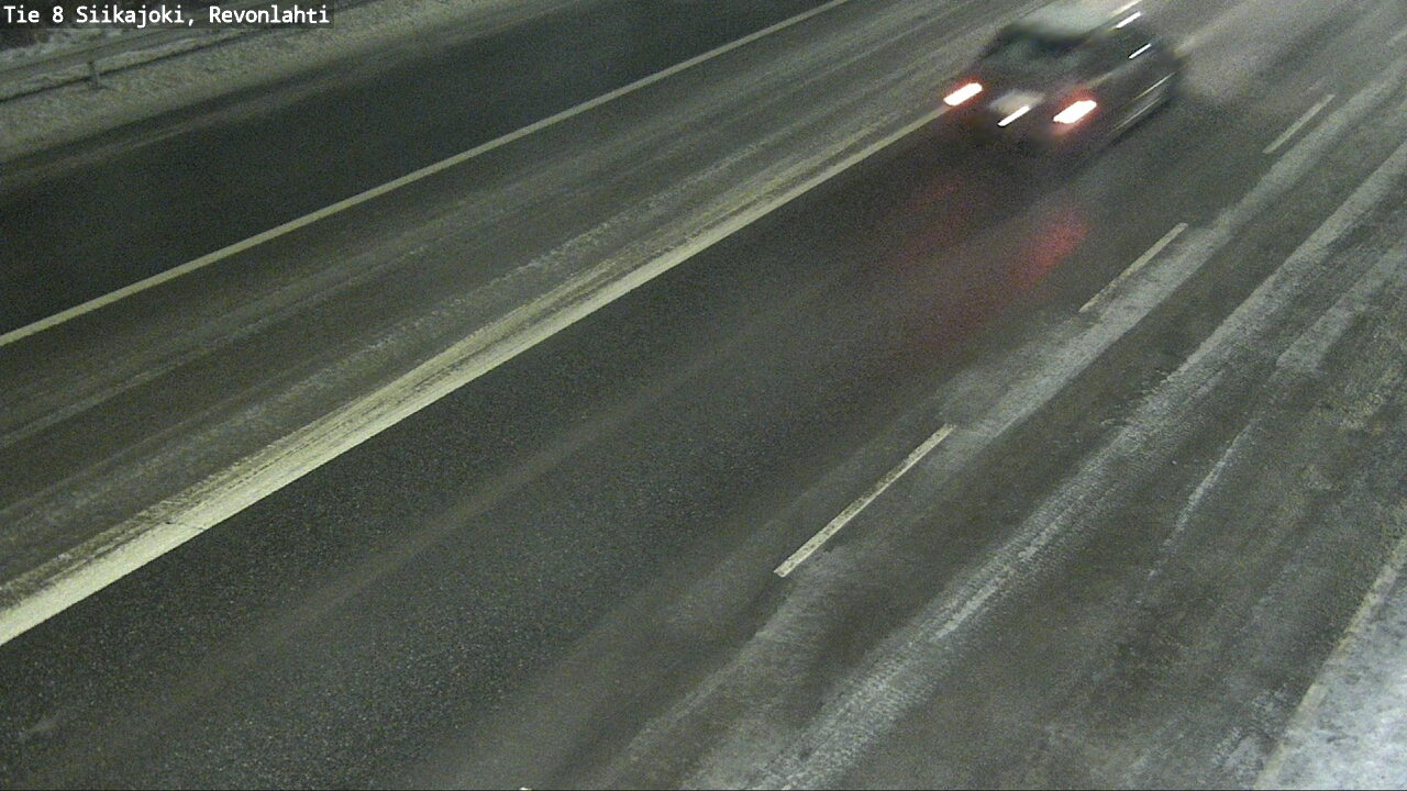 Weather Camera Image Road 8 Siikajoki, Revonlahti, Siikajoki, Pohjois-Pohjanmaa