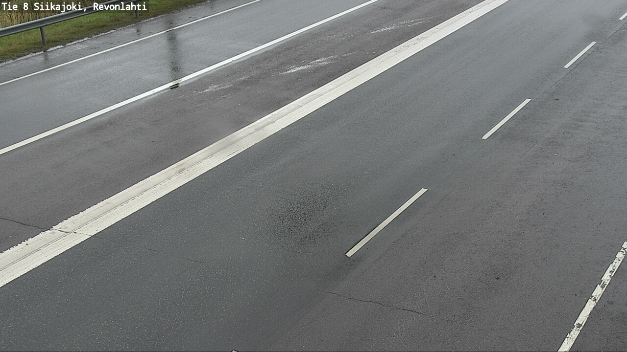 Weather Camera Image Road 8 Siikajoki, Revonlahti, Siikajoki, Pohjois-Pohjanmaa