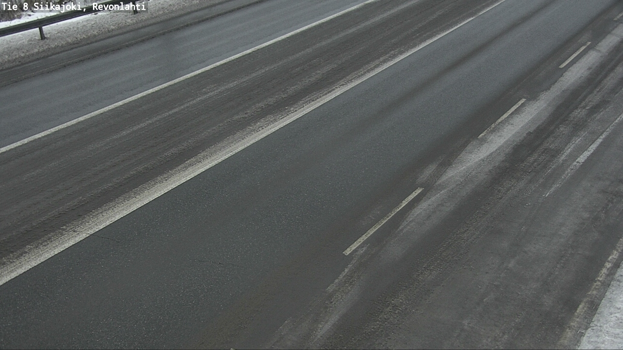 Weather Camera Image Road 8 Siikajoki, Revonlahti, Siikajoki, Pohjois-Pohjanmaa