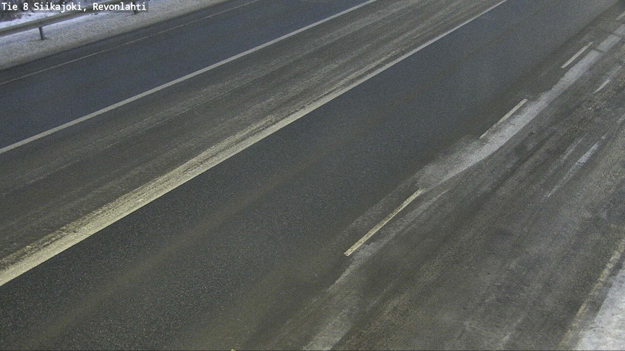 Weather Camera Image Road 8 Siikajoki, Revonlahti, Siikajoki, Pohjois-Pohjanmaa
