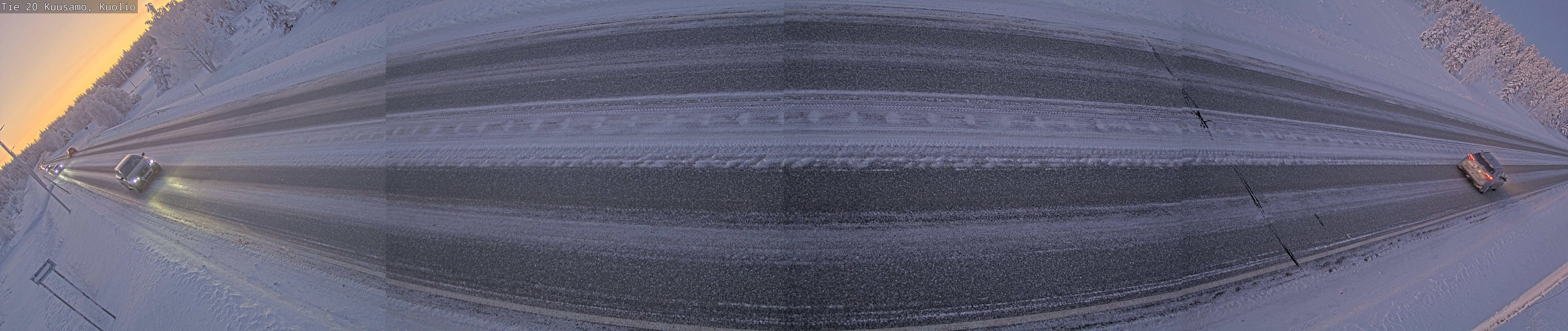 Weather Camera Image Väg 20 Kuusamo, Kuolio, Kuusamo, Pohjois-Pohjanmaa