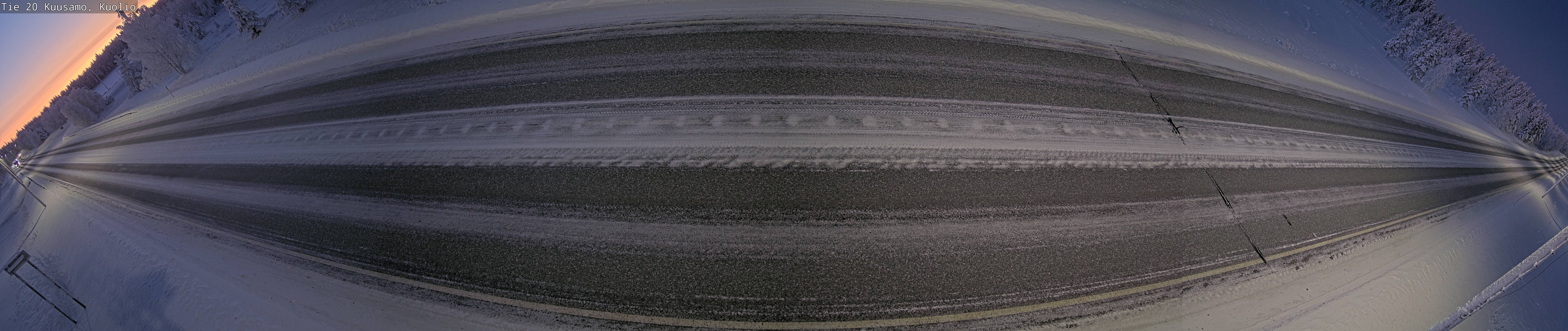 Weather Camera Image Väg 20 Kuusamo, Kuolio, Kuusamo, Pohjois-Pohjanmaa