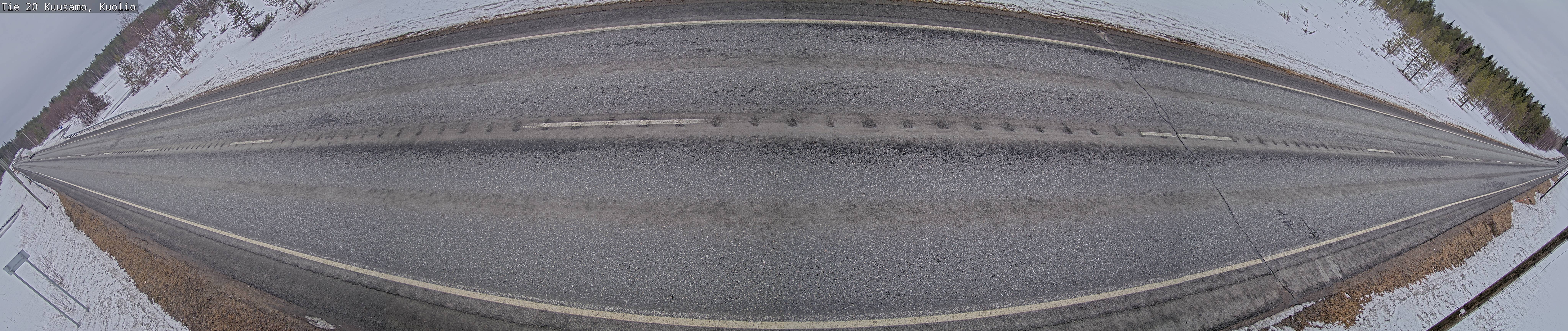 Weather Camera Image Väg 20 Kuusamo, Kuolio, Kuusamo, Pohjois-Pohjanmaa