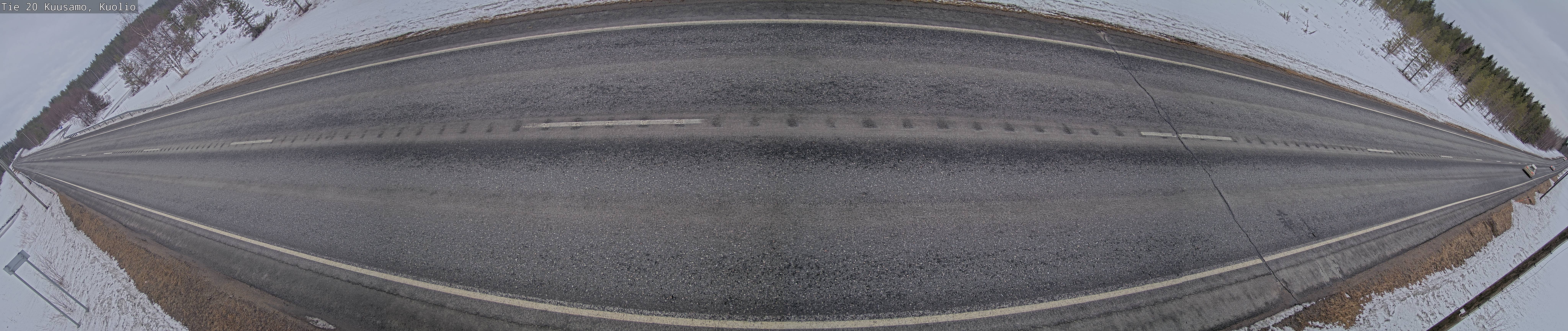 Weather Camera Image Väg 20 Kuusamo, Kuolio, Kuusamo, Pohjois-Pohjanmaa