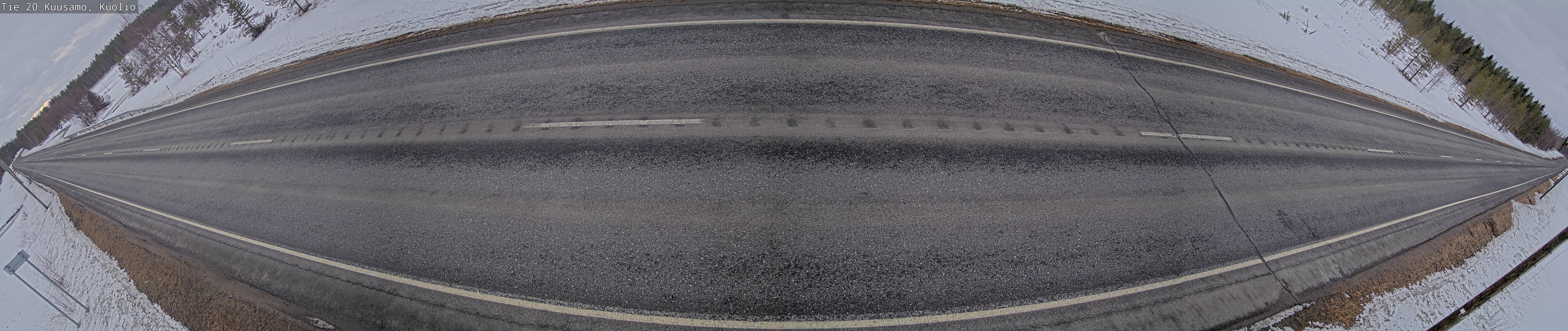 Weather Camera Image Väg 20 Kuusamo, Kuolio, Kuusamo, Pohjois-Pohjanmaa