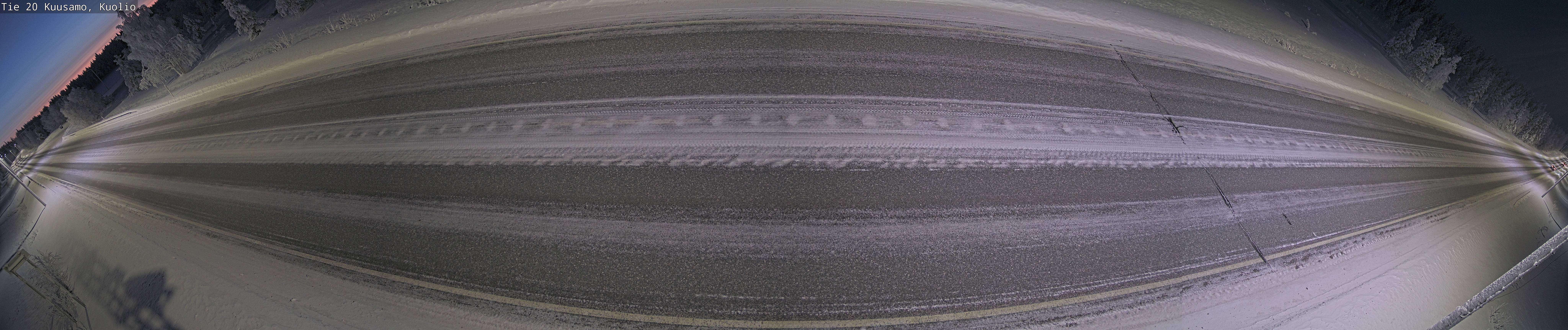 Weather Camera Image Väg 20 Kuusamo, Kuolio, Kuusamo, Pohjois-Pohjanmaa