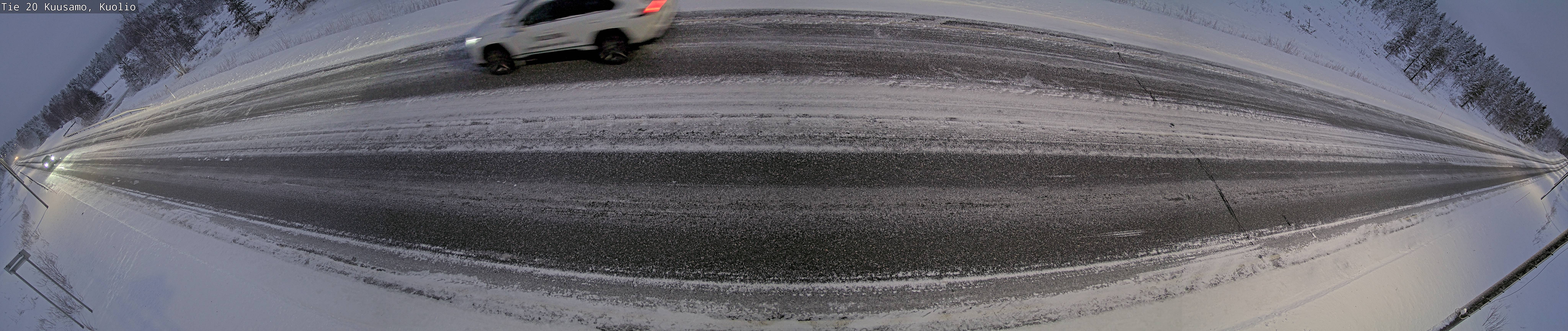 Weather Camera Image Väg 20 Kuusamo, Kuolio, Kuusamo, Pohjois-Pohjanmaa