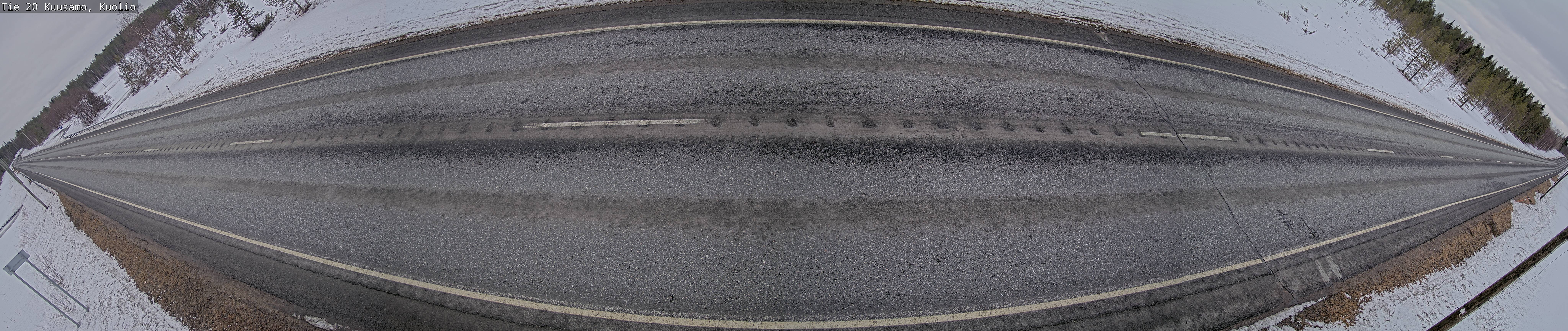 Weather Camera Image Road 20 Kuusamo, Kuolio, Kuusamo, Pohjois-Pohjanmaa