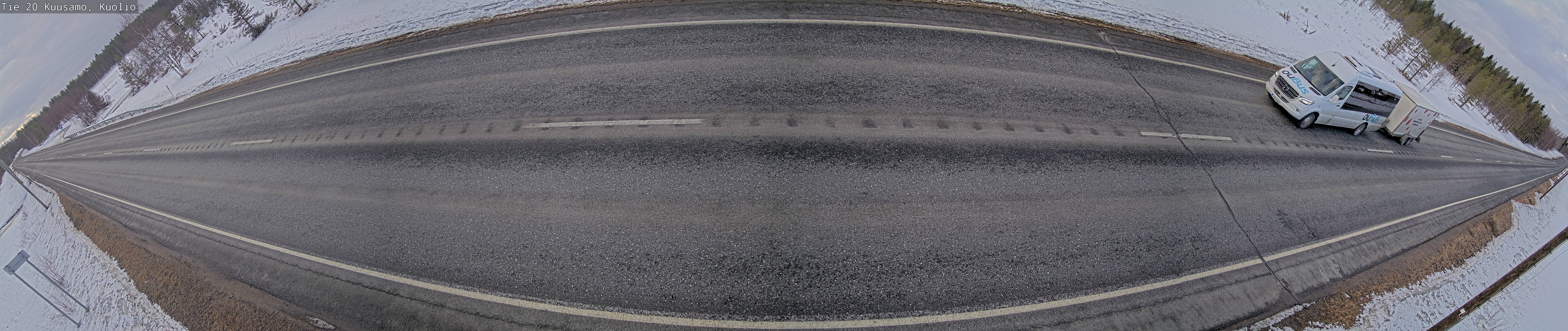 Weather Camera Image Väg 20 Kuusamo, Kuolio, Kuusamo, Pohjois-Pohjanmaa
