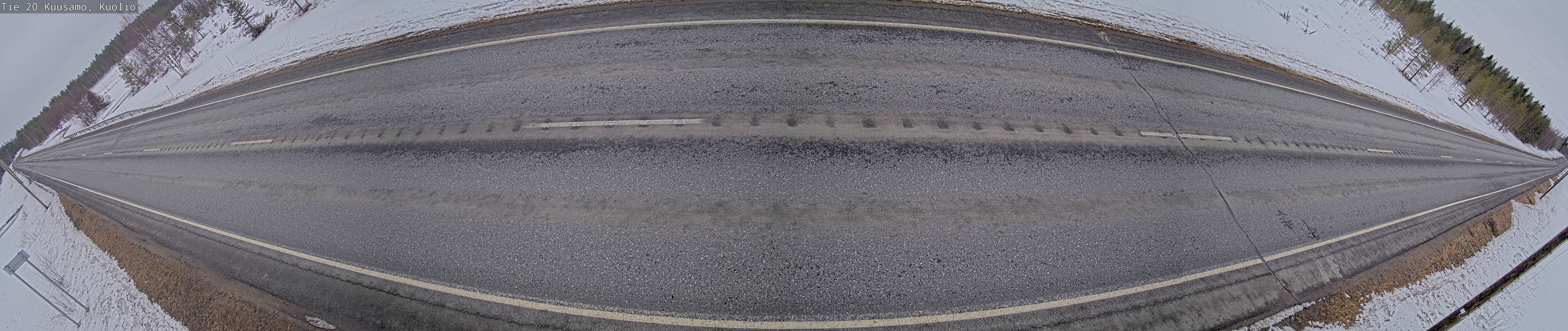 Weather Camera Image Väg 20 Kuusamo, Kuolio, Kuusamo, Pohjois-Pohjanmaa