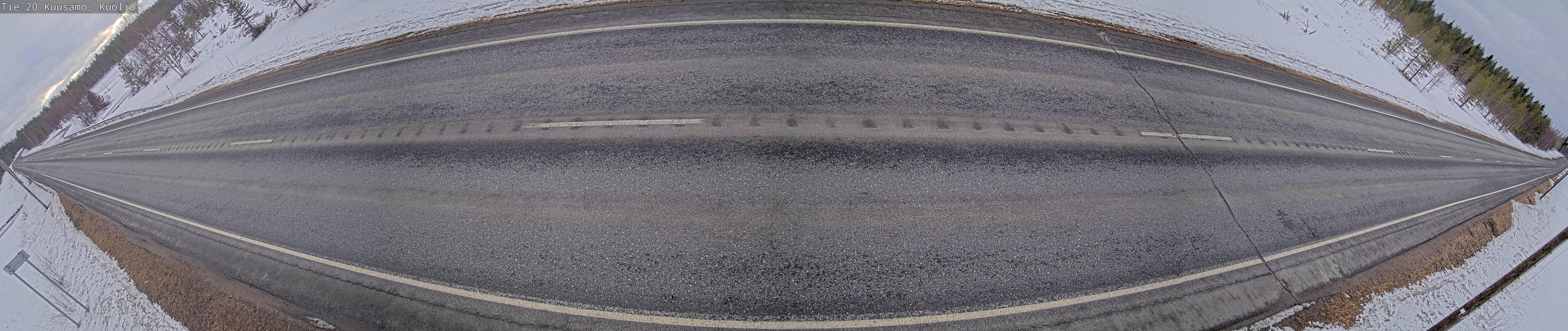 Weather Camera Image Väg 20 Kuusamo, Kuolio, Kuusamo, Pohjois-Pohjanmaa