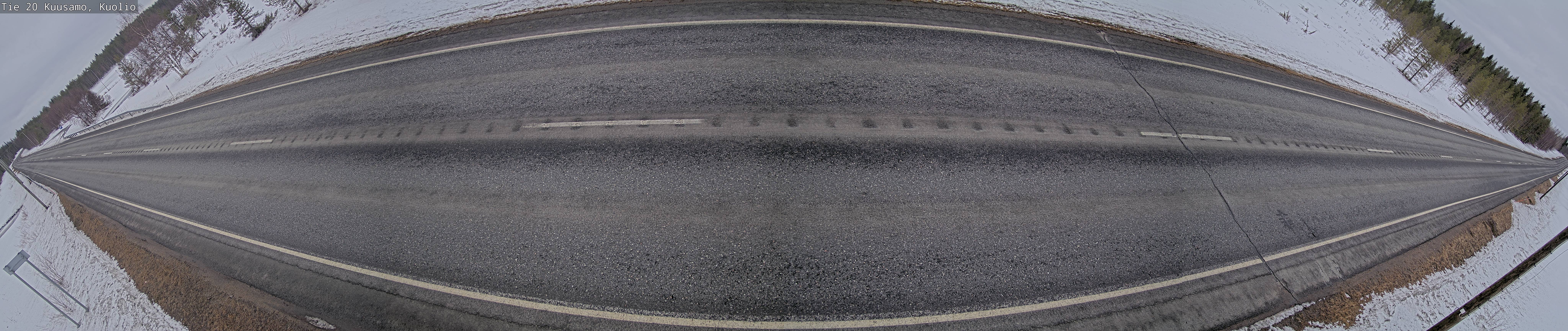 Weather Camera Image Väg 20 Kuusamo, Kuolio, Kuusamo, Pohjois-Pohjanmaa