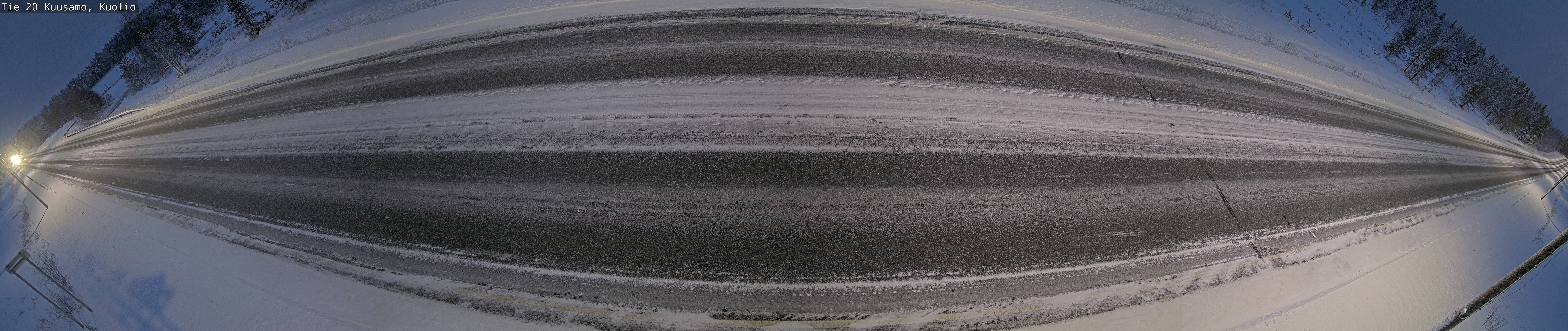 Weather Camera Image Väg 20 Kuusamo, Kuolio, Kuusamo, Pohjois-Pohjanmaa