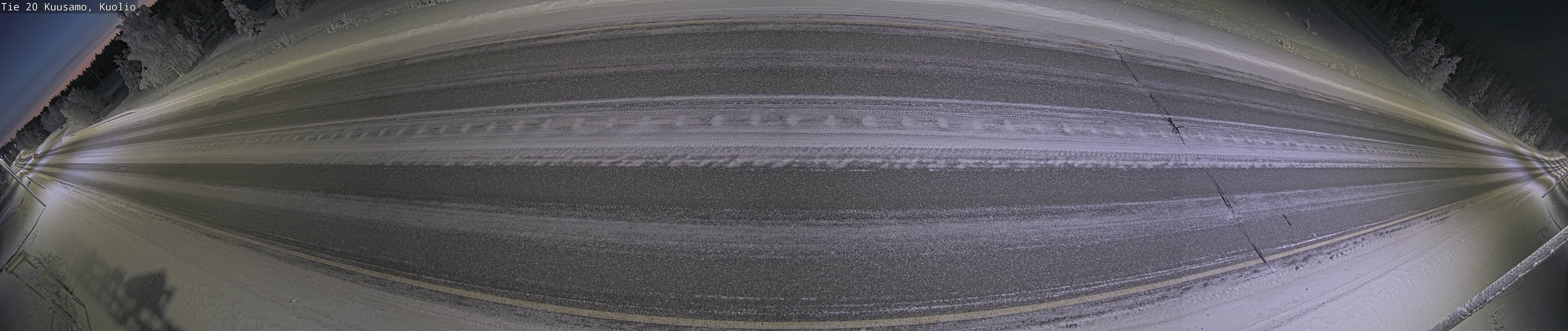 Weather Camera Image Väg 20 Kuusamo, Kuolio, Kuusamo, Pohjois-Pohjanmaa