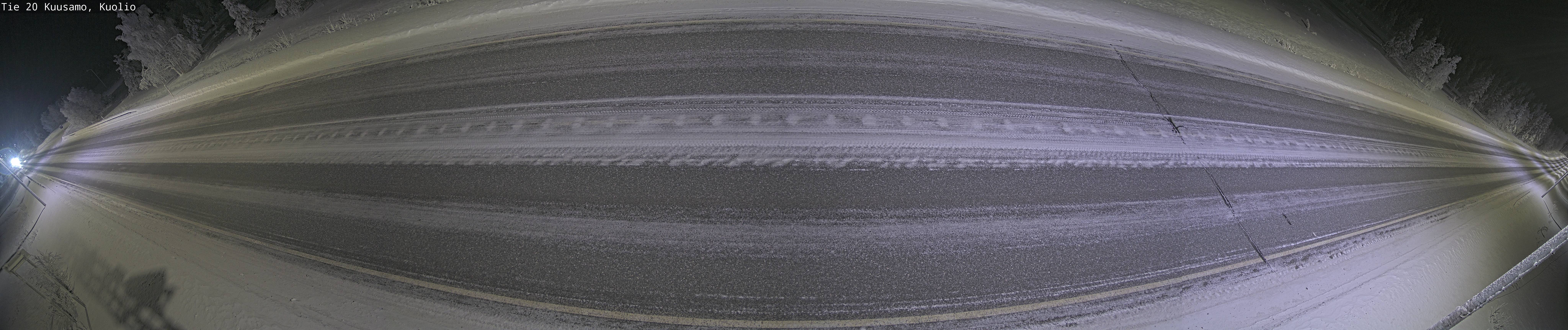 Weather Camera Image Väg 20 Kuusamo, Kuolio, Kuusamo, Pohjois-Pohjanmaa