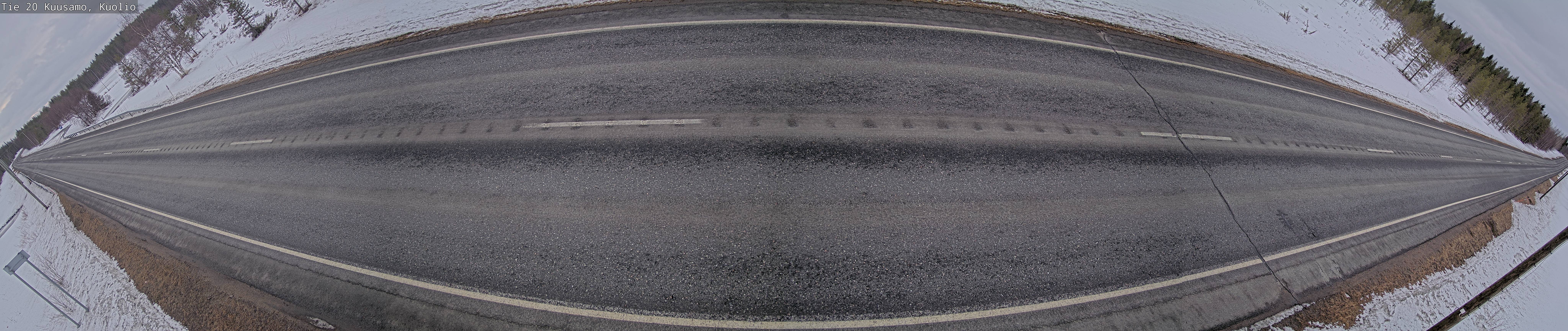 Weather Camera Image Väg 20 Kuusamo, Kuolio, Kuusamo, Pohjois-Pohjanmaa